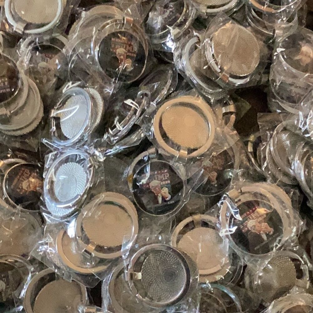 Reseller Bundle! Almost 3 lbs TRUMP 2020 Collectible Keychains! Give as …